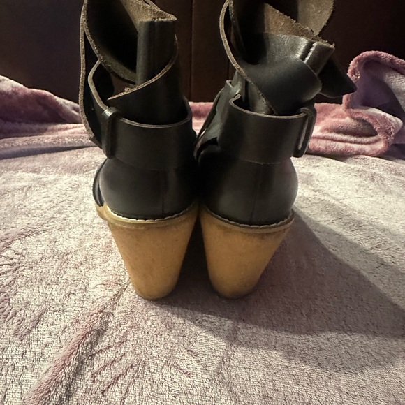 See By Chloe Brown and Tan Wedge Boot - Picture 4 of 4